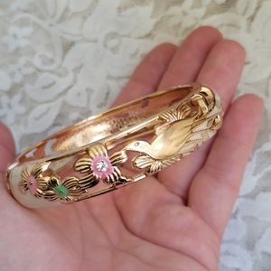Enamel Clamper Bracelet